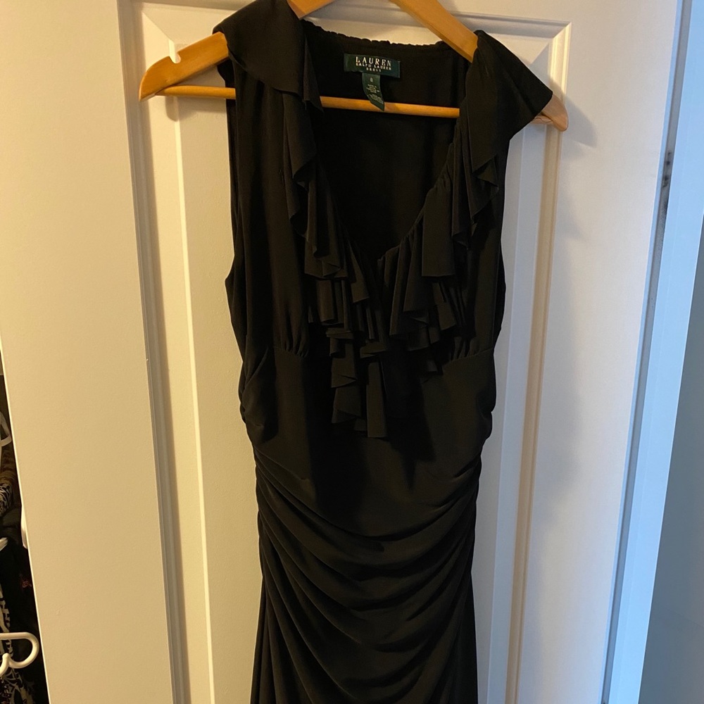 RALPH LAUREN little black dress.